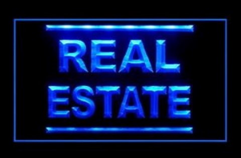 Real Estate Rent Lease Professional LED Neon Sign